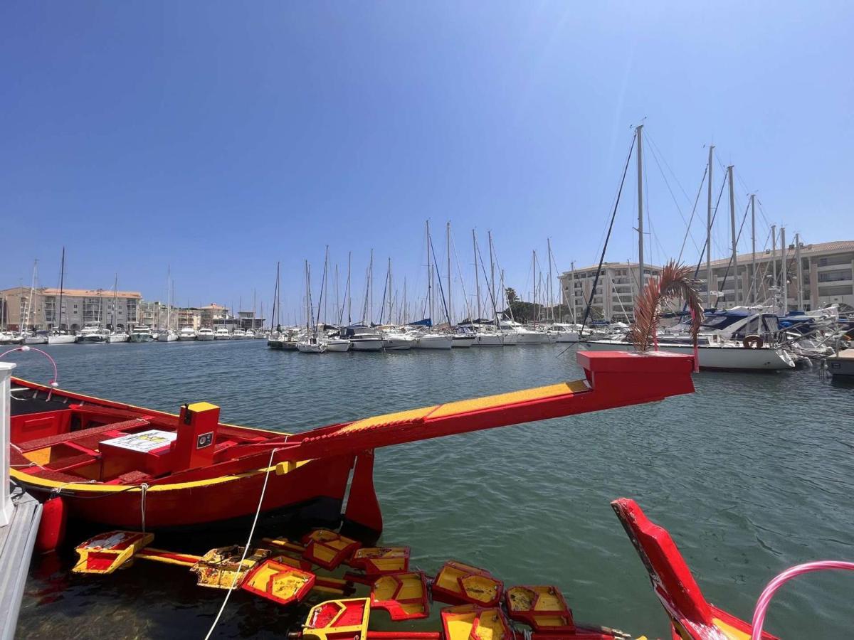 Studio Cabine A 200M De Port Frejus, Plage, Commerces, Terrasse, 4 Couchages, Menage Inclus - Fr-1-226A-31 Luaran gambar